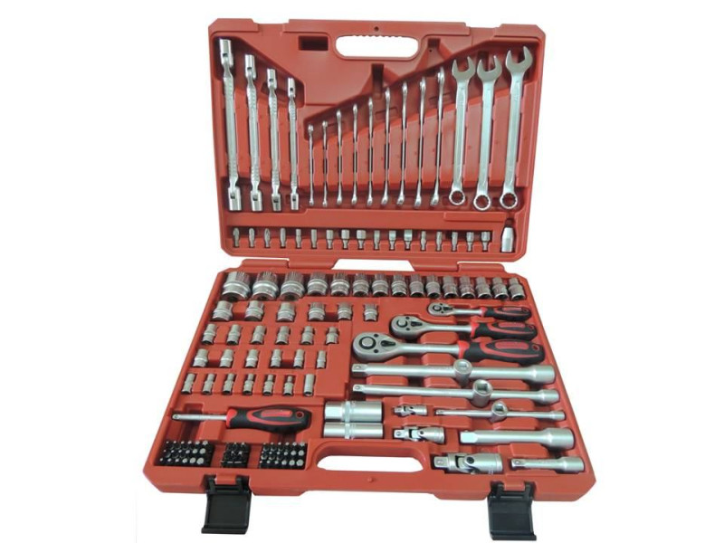 136PCS 1/4", 3/8" & 1/2" DR. TOOL SET  