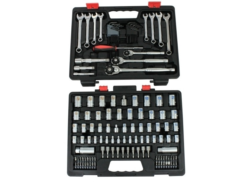135PCS 1/4",3/8",1/2" DR. SOCKET SET - SAE, METRIC