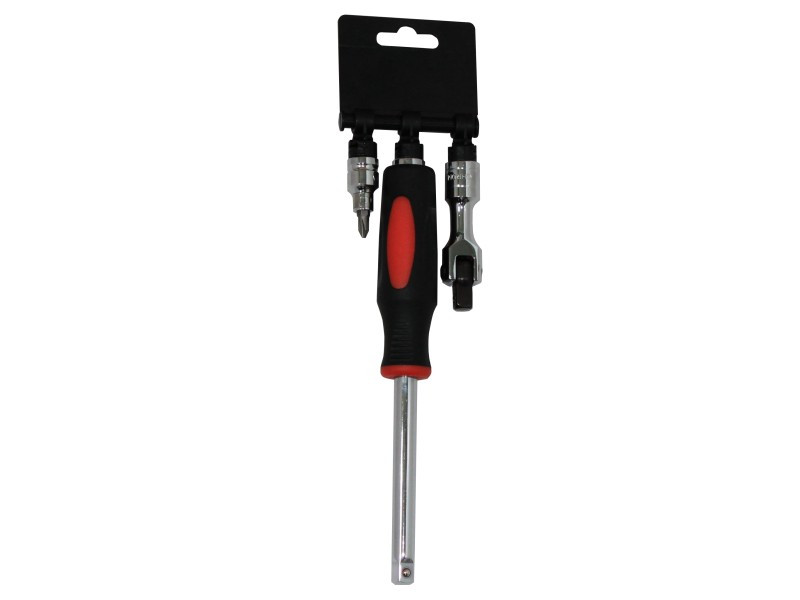 3PCS 3/8" DR. SPINNER HANDLE SET           
