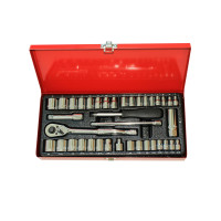 39PCS SOCKET SET OF 1/4" & 3/8" DR.
