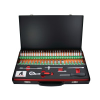 53PCS 1/4" DR. SOCBITS METAL CASE SET