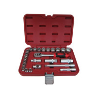 25PCS 3/8"DR. SPLINE SOCKET SET 