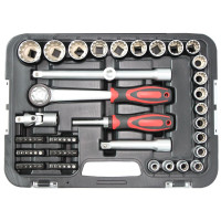 62PCS 1/2" DR. SPLINE SOCKET SET