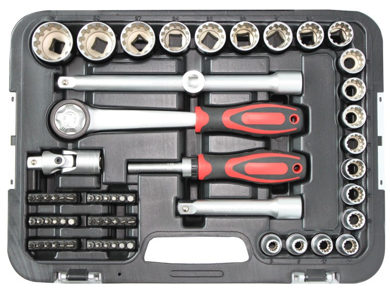 62PCS 1/2" DR. SPLINE SOCKET SET