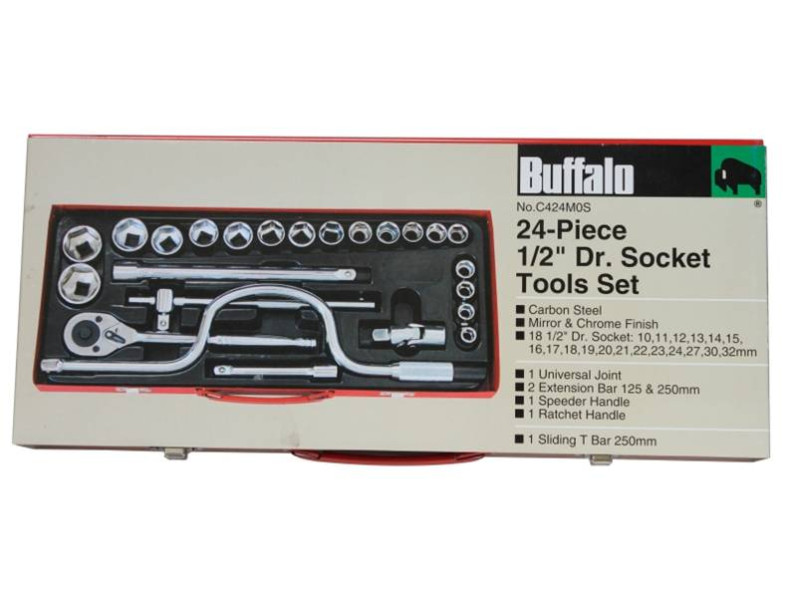 24PC 1/2" DR. SOCKET SET