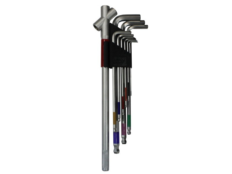 10PCS EXTRA LONG BALL POINT HEX KEY WRENCH SET