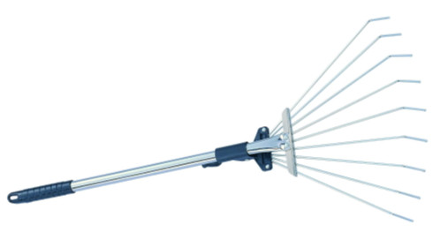 9 TINES ALUMINUM HANDLE ADJUSTABLE RAKE