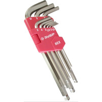 9PCS LONG BALL POINT HEX KEY WRENCH SET 