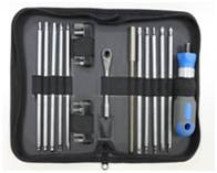 27 PCS DOUBLE ENDED BLADES & BITS SET WITH ALUMINUM RING HANDLE  