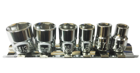 5 PCS 1/4" DR. MINI SOCKET SET				