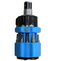 13PC STUBBY PRECISION RATCHETING SCREWDRIVER SET				