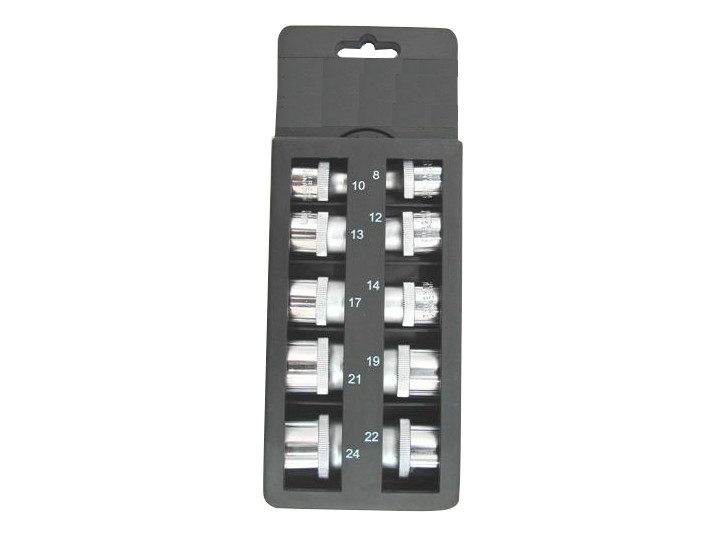 10PCS 1/2" DR. SOCKET SET