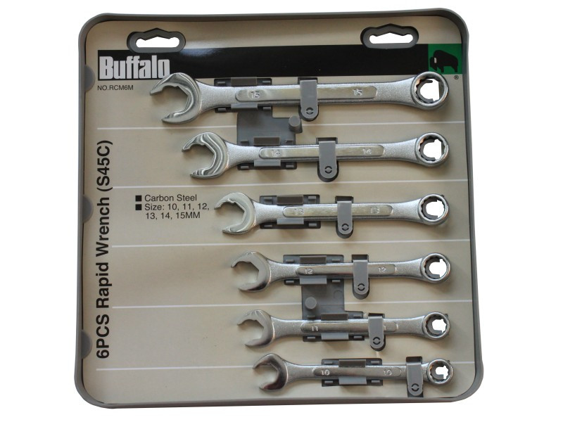 6PC RAPID WRENCH (S45C)