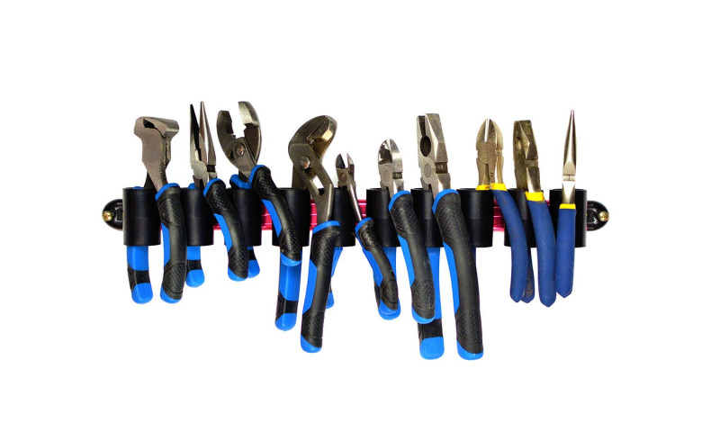 ALUMINUM PLIERS HOLDER 300MM RAIL WITH 8PCS CLIP				