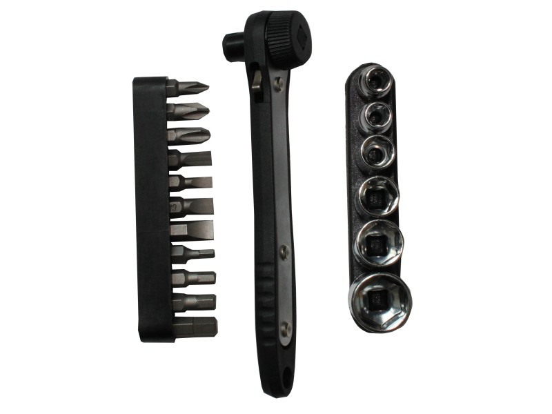 18PC 1/4"DRx1/4"H MINI RATCHET BOX WRENCH SET