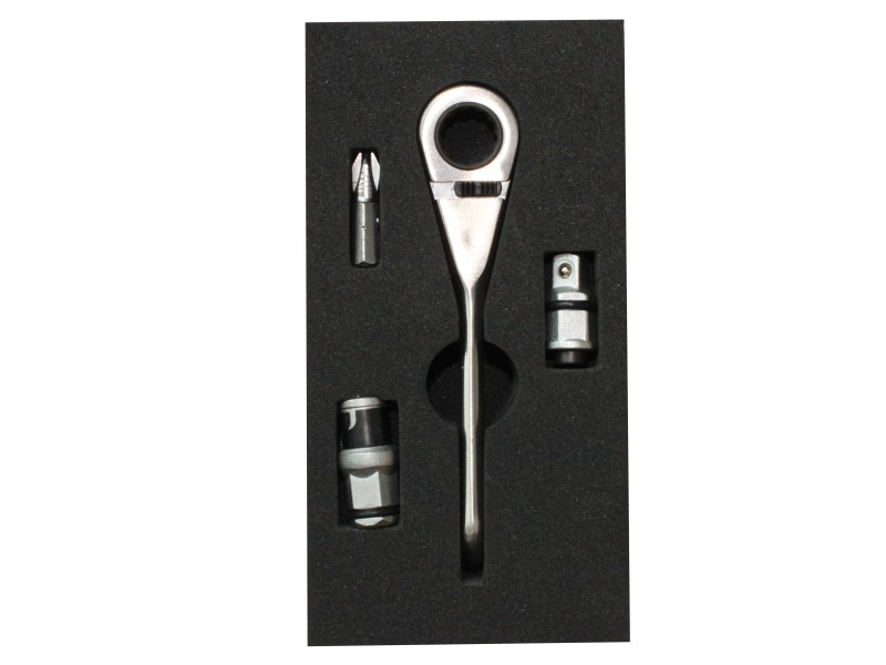 1/4" STUBBY REVERSE GEAR RATCHET SET