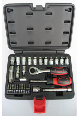 29PCS 13MM GO-THRU HEX FIT-ALL SOCKET SET