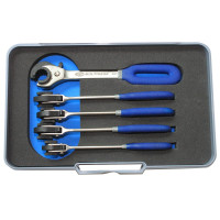 5PC NUT GEAR WRENCH SET