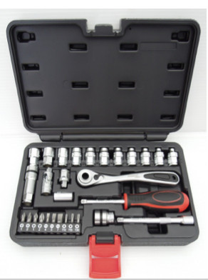 29PCS 13MM QUICK RELEASE GO-THRU HEX FIT-ALL SOCKET SET				