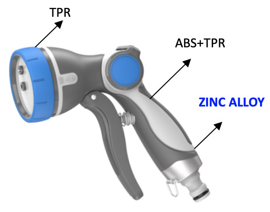 THUMB-PATTERN HAND SPRAY(METAL VERSION)