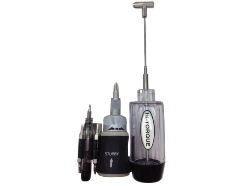 4 IN 1 MULTI BIT STUBBY RATCHET  SCREWDRIVER
