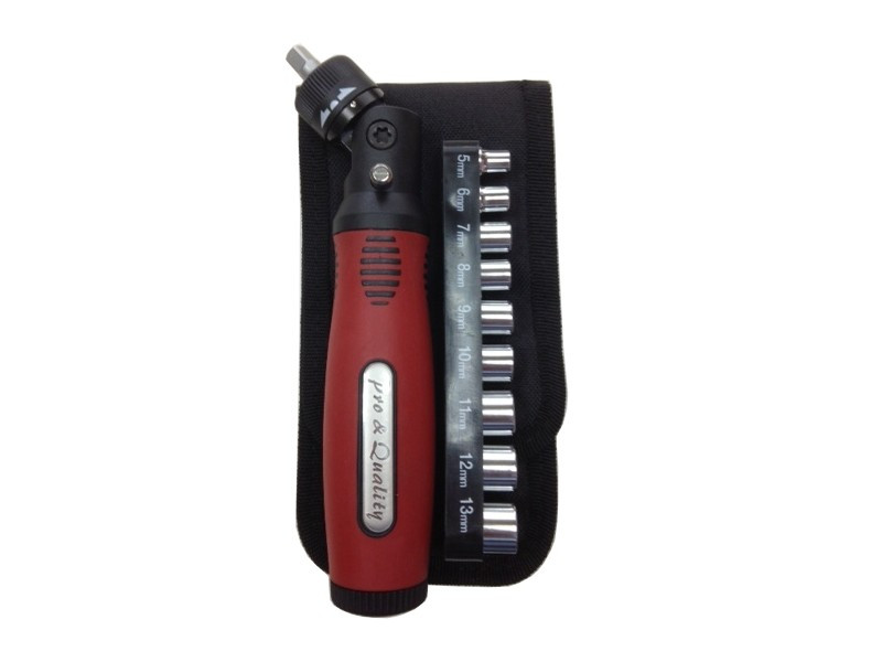 24-PCS MULTI-ANGLE HIGH TORQUE RATCHETING DRIVER