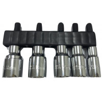 5PCS 1/4" POWER SOCKET SET-28MML