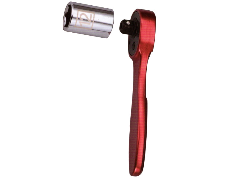 1/4" SOCKET DR. 72T ALUMINUM MINI RATCHET
