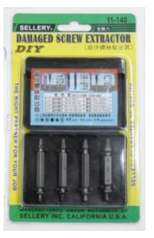 4PCS DAMAGED SCREW EXTRACTOR