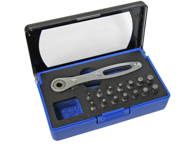 15PCS MINI RATCHET WRENCH SET