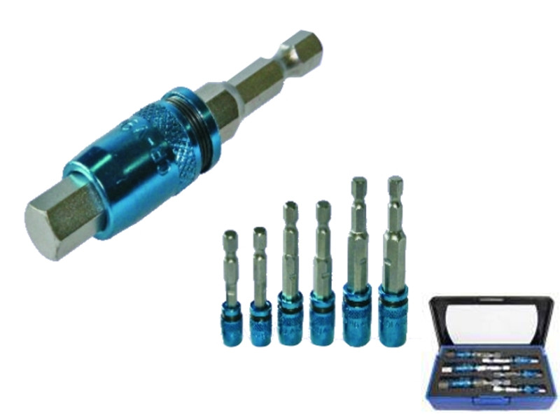 6PCS POWER BIT & NUT DR. SET