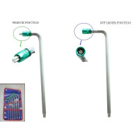 2 IN 1 TORX WRENCH & NUT DR. SET