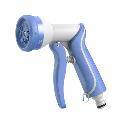 7 PATTERN FRONT PULL PLASTIC NOZZLE