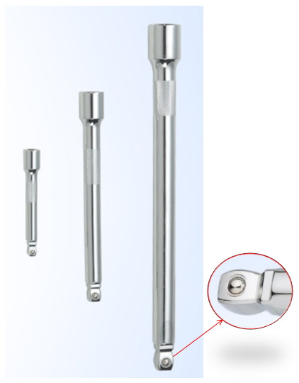 3PCS 3/8"DR. WOBBLE  EXTENSION BAR SET