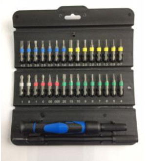 32 PCS TRIANGLE FOLDING PRECISION S/D SET