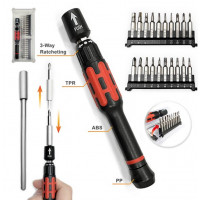 22 PIECE - RATCHETING SCREWDRIVER SET