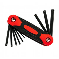 9PCS FOLDING STAR KEY WRENCH SET