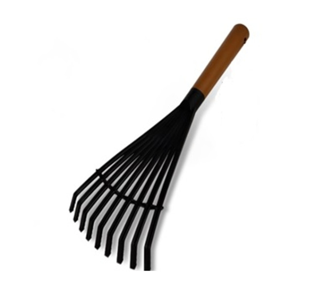 15" 9 TINES LIGHT WEIGHT LEAF RAKE