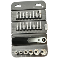23PCS 1/4"DR MINI SOCKET SET