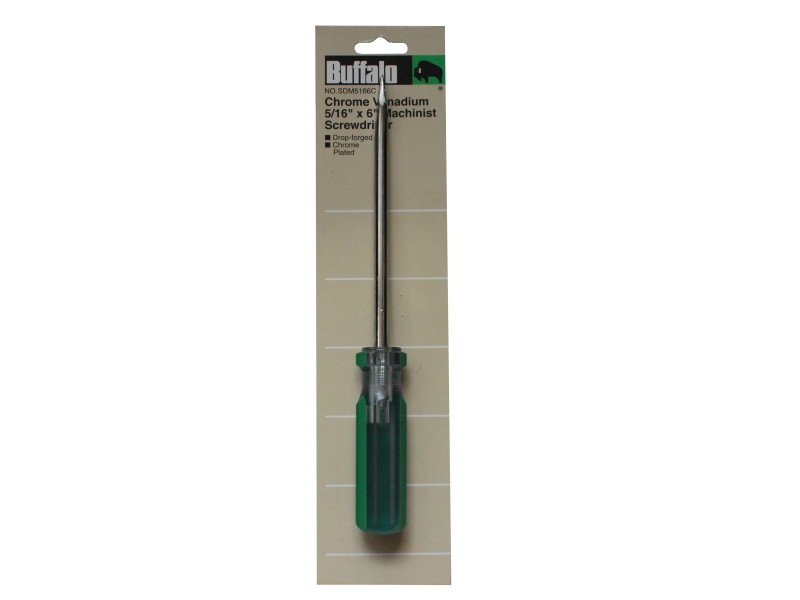 MACHINIST SCREWDRIVER 5/16" × 6"