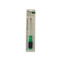 CABINET SCREWDRIVER 3/16" x 6" RUBBER GRIP