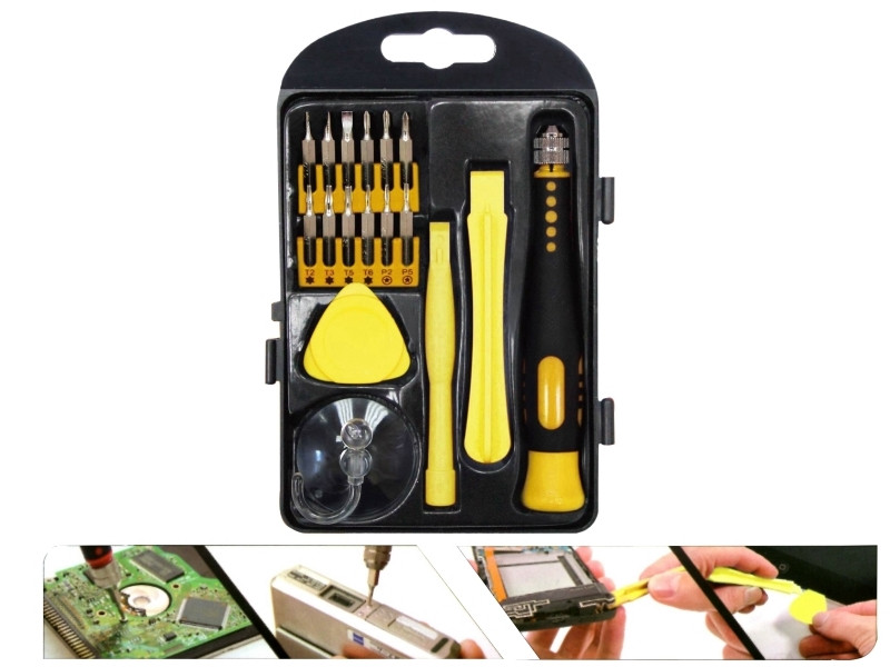 17PCS MOBILE PHONE & COMPUTER REPAIR SET