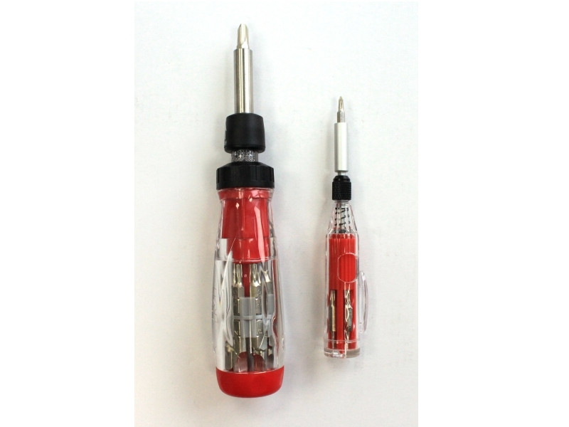 2 PCS EXTENDABEL RACHET SCREWDRIVER SET