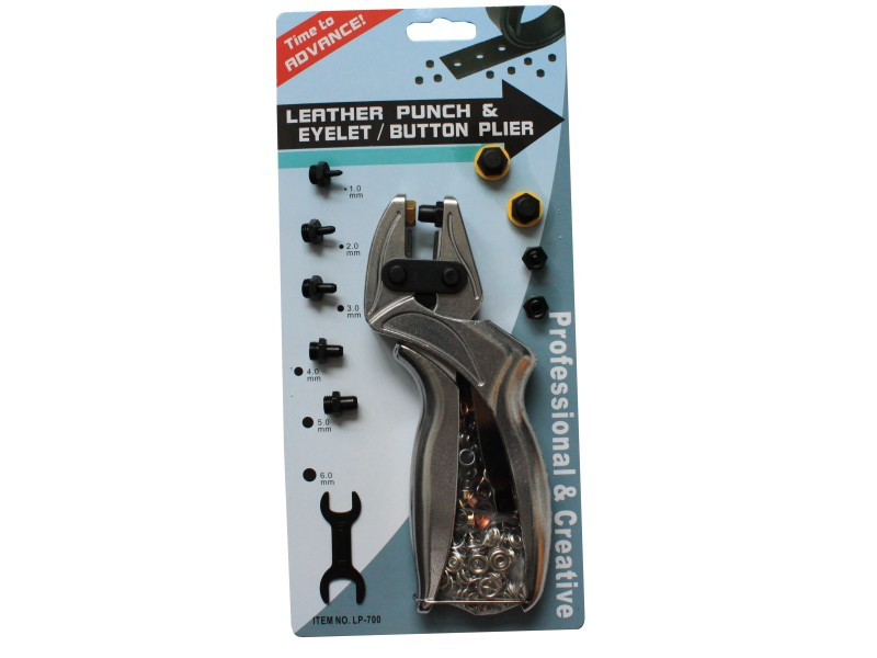 LEATHER PUNCH & EYELET PLIER SET