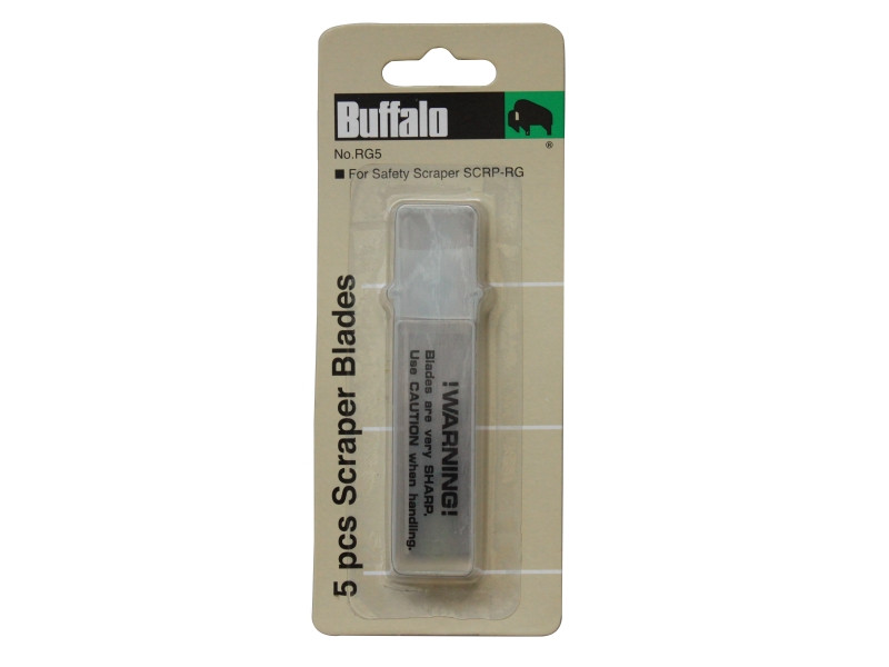 5PC SCRAPER BLADES W/TUBE
