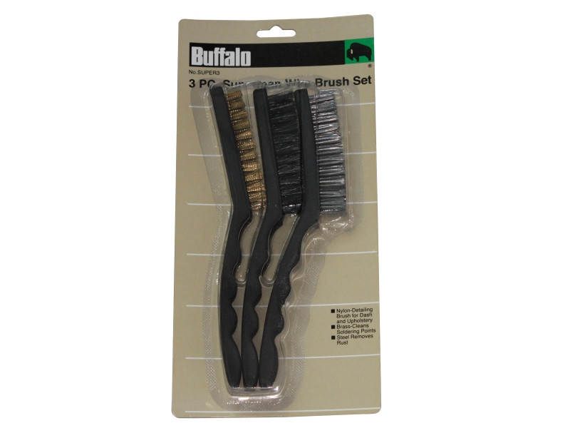3 PCS WIRE BRUSH SET