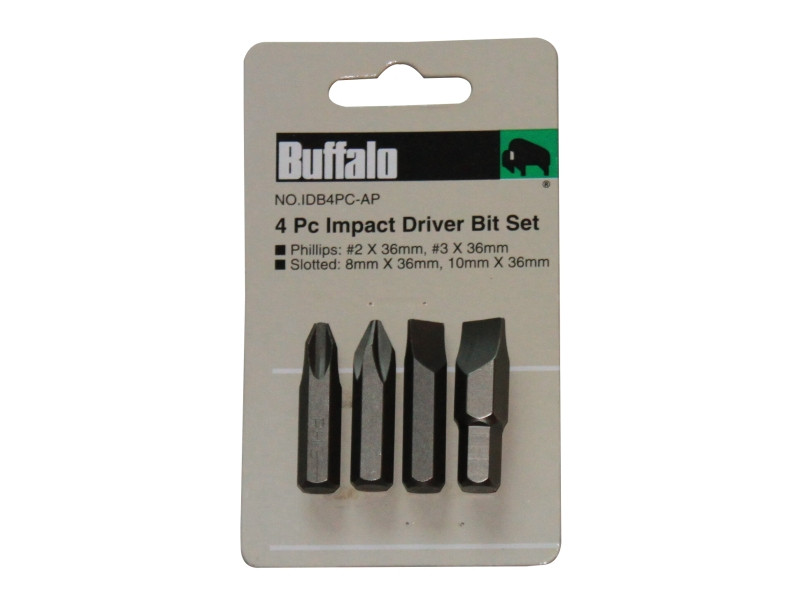 4 PCS IMPACT DRIVER BIT SET