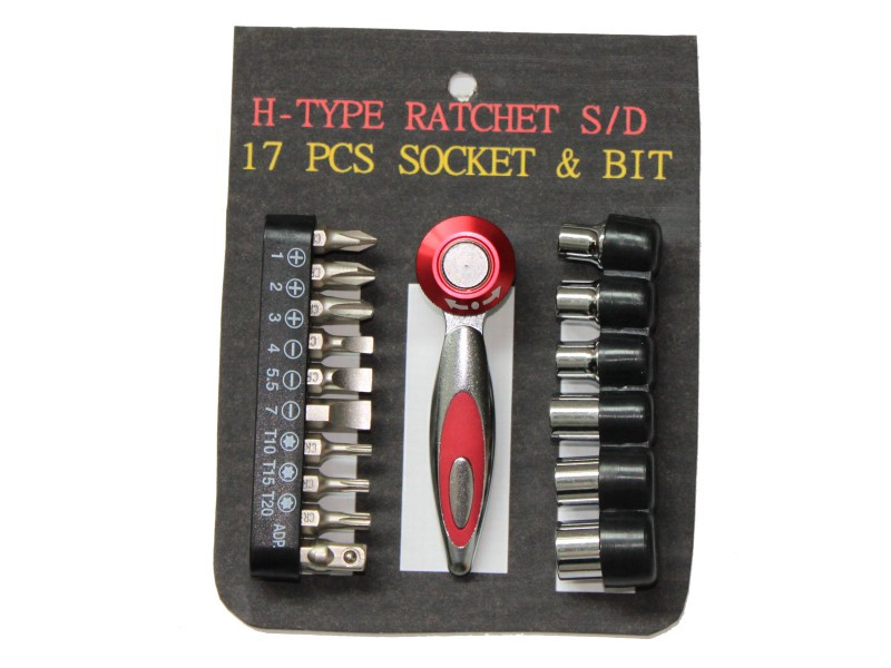 17 PCS BIT & SOCKETS SET