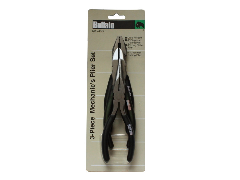 3PC MECHANIC'S PLIER SET