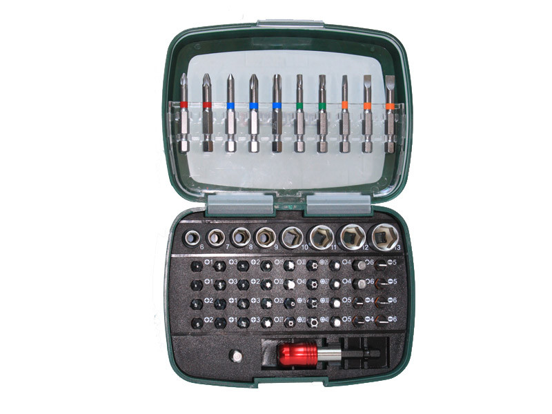 56PCS 1/4"DR BITS SET